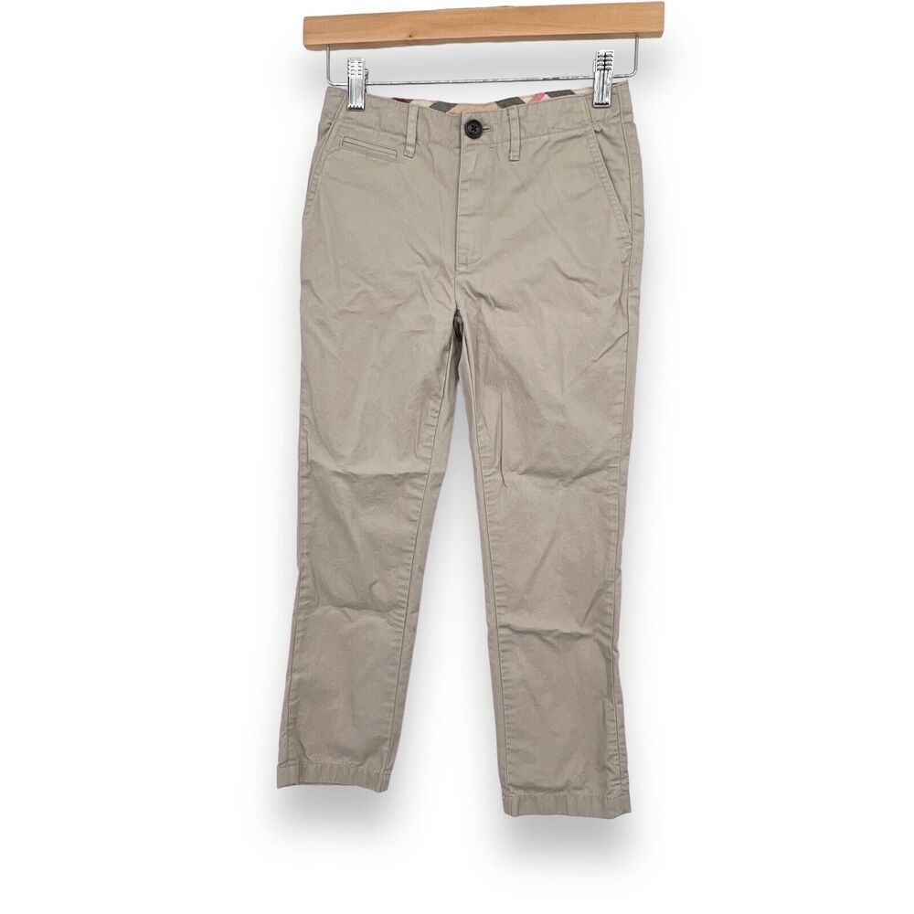 Burberry Children Boys 8Y Tan Chino Pants
